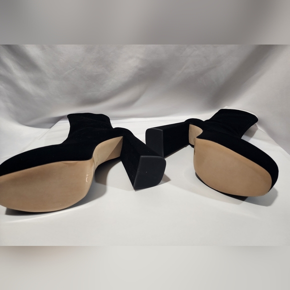 Larroude Women's Dolly Stretch Velvet Platform High Heel Boots 8.5 New $350 - Picture 2 of 12